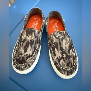 Sperry Kids Camouflage Unisex-Child Salty Washable Moccasin Size 1